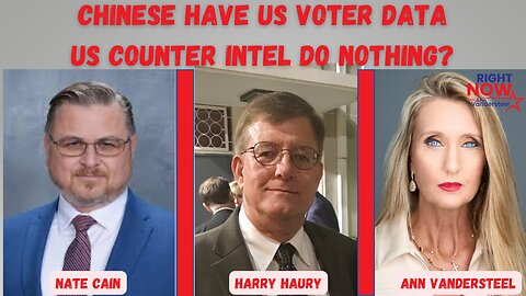 4.11.2024 ANN VANDERSTEEL: CHINESE HAVE US VOTER DATA: US INTEL AGENCIES DO NOTHING?