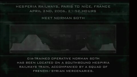 BLIND MAN PLAYS: Tom Clancy’s Splinter Cell Pandora Tomorrow - Hesperia Railways (Mission 3)