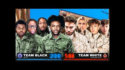 We Hosted a WHITES VS BLACKS CoD Against Adin, XQC, Clix & Ron