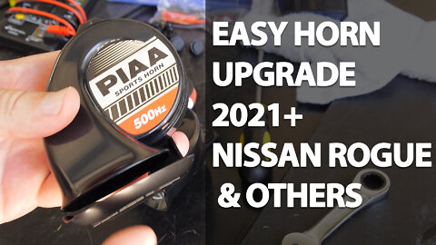 How To Upgrade Your Car Horn 2021+ Nissan Rogue And Mitsubishi Outlander + Others