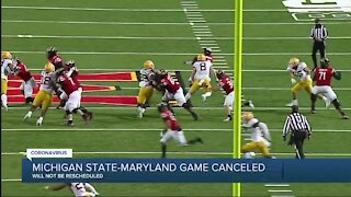 Michigan State's game against Maryland canceled Saturday