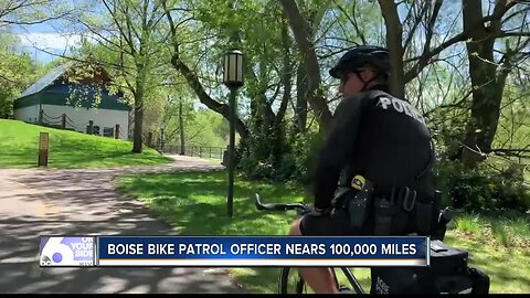 Boise Bike Patrol Officer bikes nearly 100 thousand miles