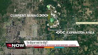 Mining company wants to expand near cemetery, hospital