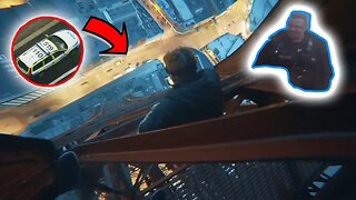 Blackpool Tower: The Climb down *Already BANNED for life*