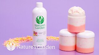 Whip Up a Foaming Confetti Sugar Scrub with Natures Garden