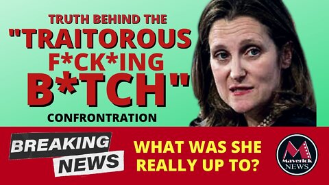 Truth Behind Chrystia Freeland's "Traitorous B*TCH" Confrontation: Live News Coverage