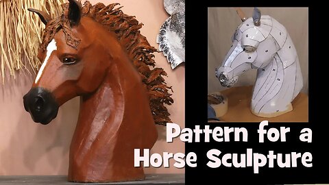 New Pattern for a Horse Head Sculpture
