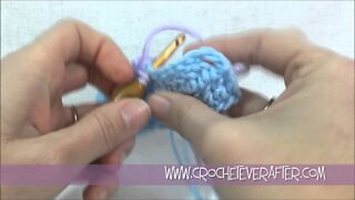 Left Hand How To Change Color In Double Crochet
