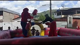 BONECOS DA CARRETA DA ALEGRIA, DANÇANDO FOFÃO, CHAVES, PATATI E O MÁSKARA, LIKE 202