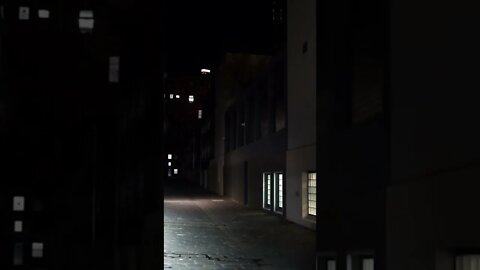 Illuminating a DARK Alley with my Wurkkos FC-12 #shorts #short #shortvideo