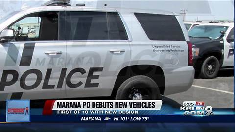 Marana PD debuts new SUVs, design