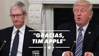 El último despieste de Trump: Llama al CEO de Apple, Tim Apple