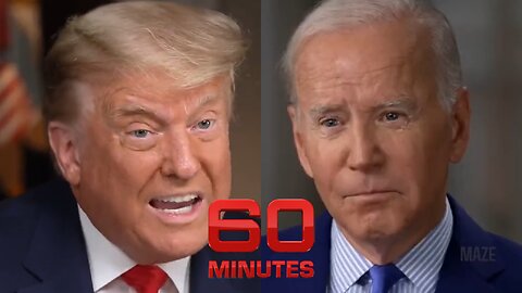 Trump Debates Biden on 60 Minutes! (Satire)