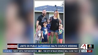 CDC limit on public gatherings halts local couple's wedding