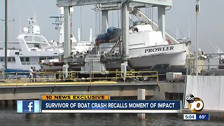 10News EXCLUSIVE: Boat crash survivor recalls moment of impact