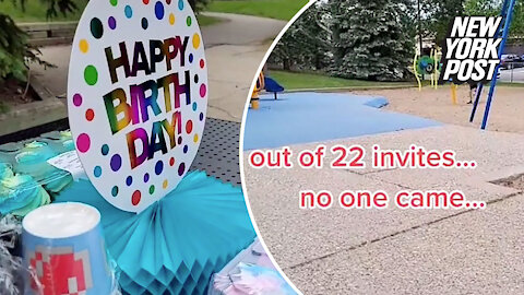Mom heartbroken after 22 no-shows at son's 6th birthday party
