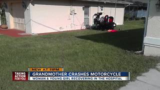 Spring Hill motorcycle crash leaves grandmother, granddaughter in critical condition