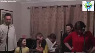 WATCH: Family's musical hit parody about being quarantined amuses millions (A8S)