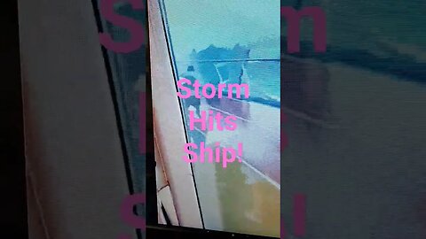 Did You See This? Storm hits a cruise ship #shorts #short A youtube shorts video.