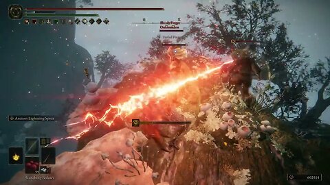 Elden Ring - 1,704 Damage Bolt of Gransax Ancient Lightning Spear One Shot - Co-operator (Samurai)PC