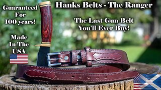 The 100 Year Gun Belt - Hanks Belts - The Ranger #edc #guns #gun