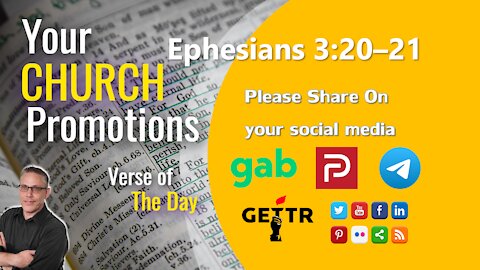 Ephesians 3:20–21 Verse Of The Day | Scripture