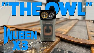 This is one of the most innovative EDC flashlights I've ever seen! Wuben X3 Owl