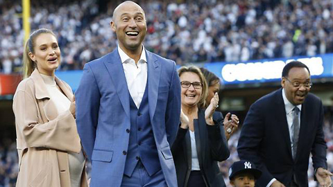Derek Jeter Gives Jersey Retirement Speech in Front of the Team That Turned Him DOWN