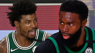 Marcus Smart Screaming In Locker Room, Objects Thrown At Jaylen Brown After Game 2 Loss v. Heat