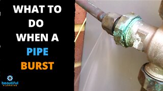 How to Solve a Burst Pipe Problem