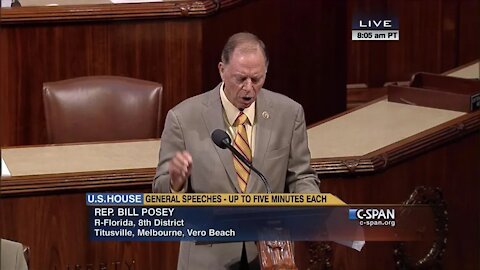Rep. Bill Posey (R-FL) Calls for an Investigation into Claims of CDC Vaccine Safety Study Fraud
