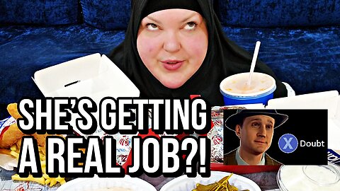 Foodie Beauty is Getting a "Real" Job?! Chicken Burger Mukbang in 3 Minutes