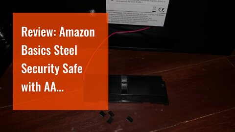 Review: Amazon Basics Steel Security Safe with AA Performance Batteries - Secure Cash, Jewelry,...