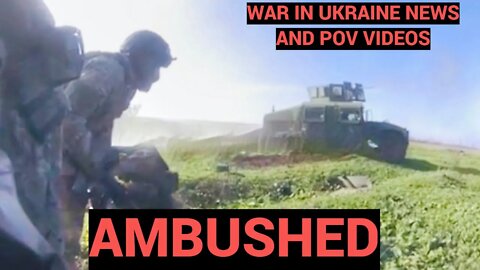 Russia-Ukraine War: Video Shows Ukrainians Hit a Russian Mine and Fight off Their Ambush