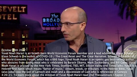 The Anti-Christ Spirit of Yuval Noah Harari | "The Last Presidential Election In U.S. History?!" Man Praised by Obama, Gates, Zuckerberg & Schwab: Changing Money, Changing Laws, Hacking Humans, Changing Time & Surveillance Under the Skin