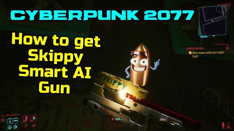 Cyberpunk 2077 How to get skippy AI Smart Gun for perfect head shots