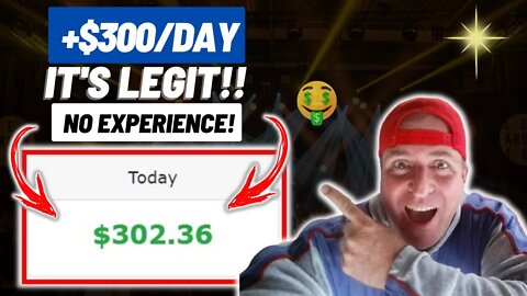 (NO EXPERIENCE!) How To Get Paid +$300 PER DAY Online (Make Money Online 2022) #shorts