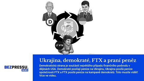 Ukrajina, demokraté, FTX a praní peněz