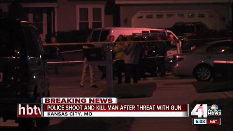 KCMO police kill man they say threatened them with gun