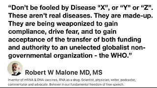 Disease X and Fear Mongering - by Dr. Robert W Malone
