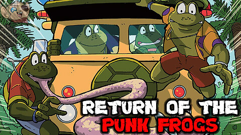 The Punk Frogs Return to Help the Ninja Turtles Take on Leatherhead