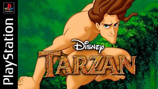 TARZAN (PS1/N64/PC) - Gameplay do início do jogo Tarzan de PS1! (PT-BR)