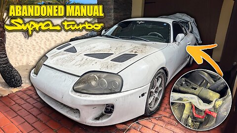 Abandoned Supercar: Manual MK4 Supra Turbo | First Wash in 15 Years! | Car Detailing Restoration