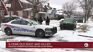 5-year-old shot and killed by 18-month old