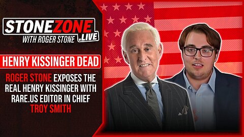 Roger Stone Exposes The Real Henry Kissinger With Rare.US Editor-in-Chief Troy Smith