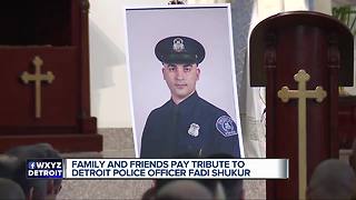 Funeral held for fallen Detroit police officer Fadi Shukur