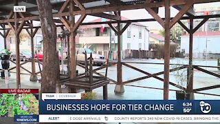 Businesses hope for tier change
