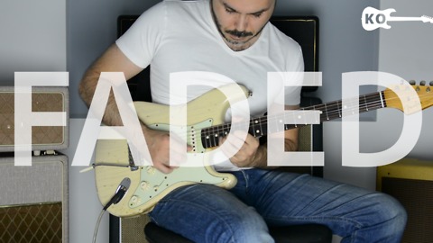 Electric guitar cover of 'Faded' by Alan Walker