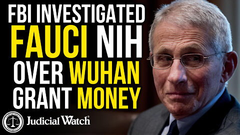 FBI Investigated Fauci Agency on China Grant!!!!