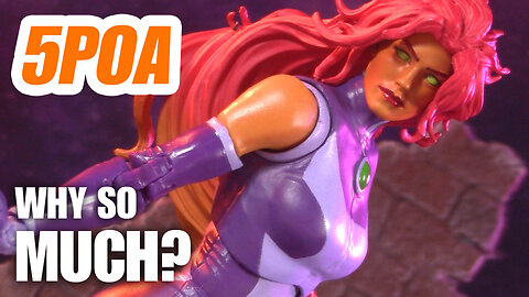 WHY IS STARFIRE A COLLECTOR EDITION? McFarlane Toys DC Multiverse Teen Titans Action Figure Review